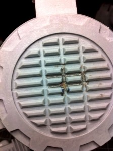 Reaver titan foot with pin installed