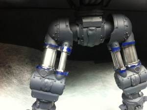 Reaver Titan legs with Alclad II chrome