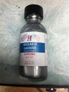 Alclad II chrome lacquer paint