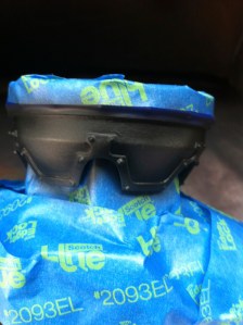 Reaver Titan lower torso with black edge shading