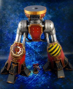 Fully painted Reaver Titan legs