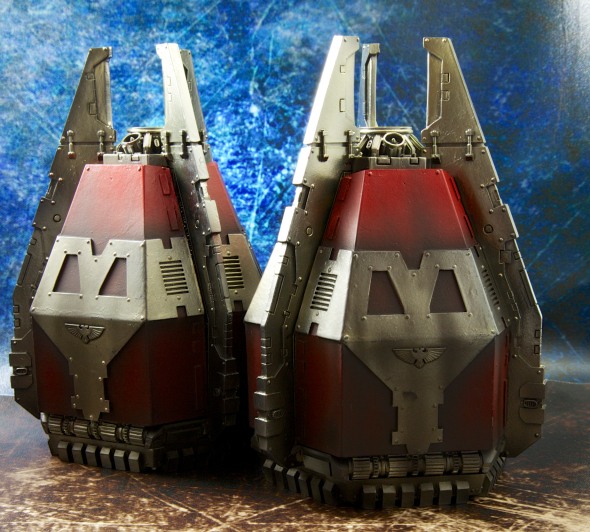 2x Forgeworld Lucius Pattern Dreadnought Drop Pods
