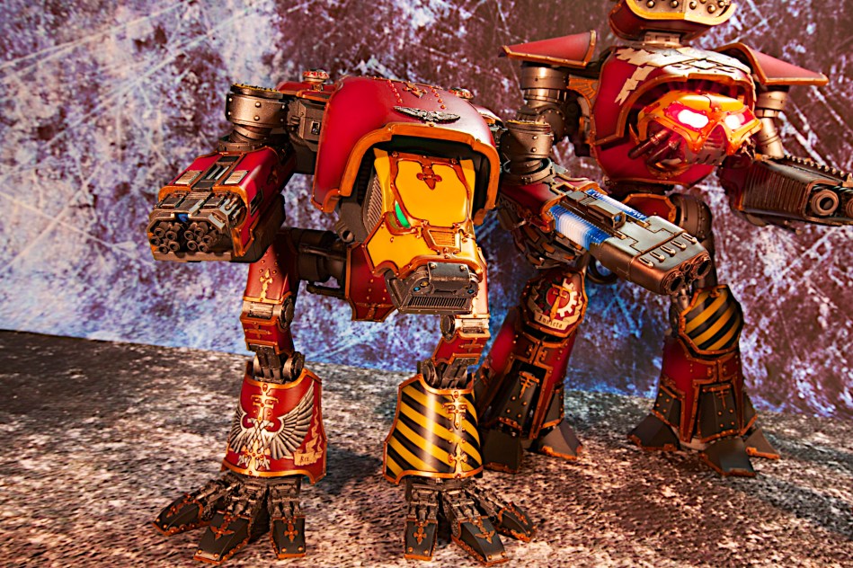 Forgeworld Warhound and Reaver Titan