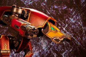 Right / Front view of Saevus Rex, with LED cockpit lights