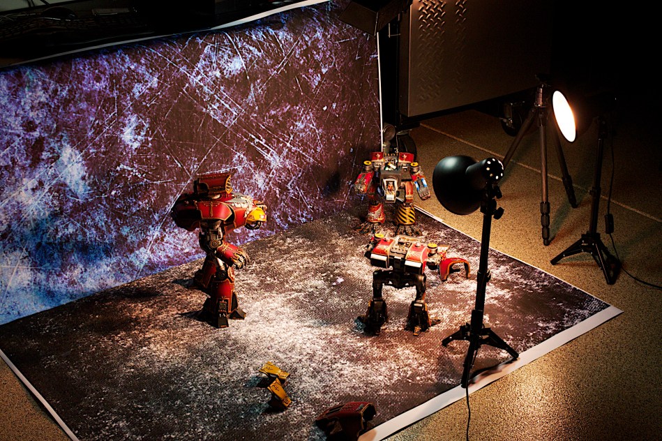 Forgeworld Titans - Studio Behind the scenes shot
