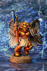 Blood Angels Sanguinary Guard with Force Axe